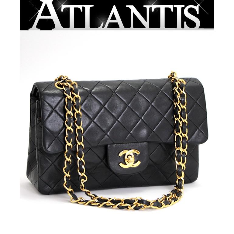 【CHANEL】マトラッセ ラムスキン チェーンショルダー 黒 シャネル CHANEL マトラッセ23 チェーンショルダーバッグ ラムスキン