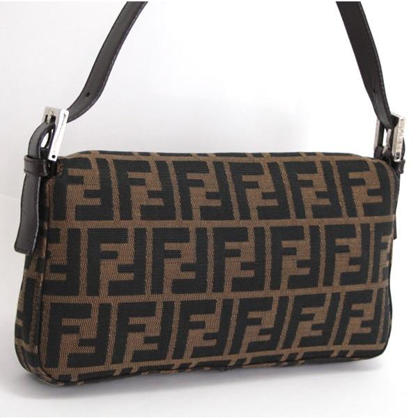 フェンディ FENDI マンマバケット ズッカ キャンバス ブラウン S金具