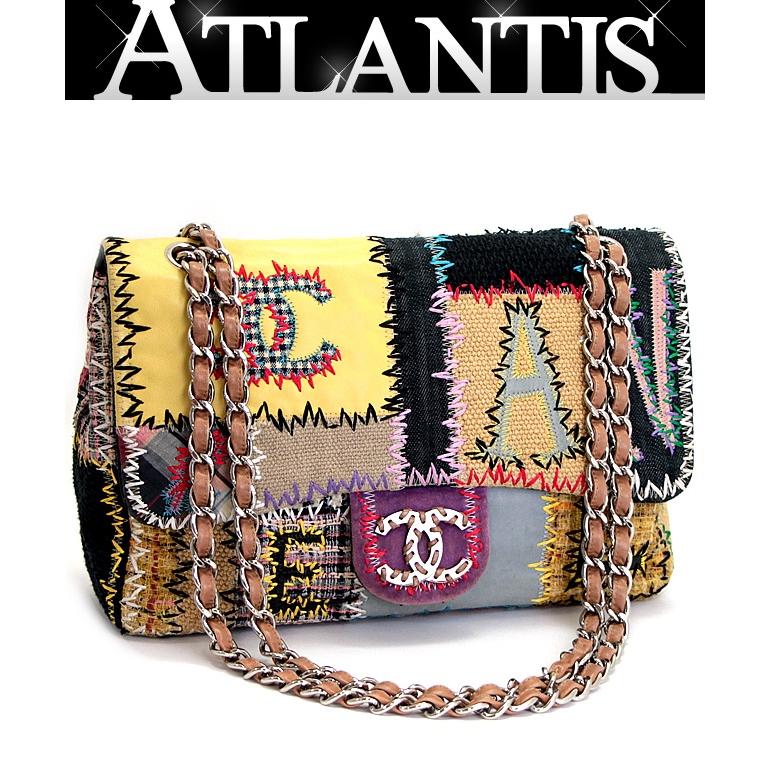 シャネル CHANEL マトラッセ パッチワーク チェーンショルダーバッグ