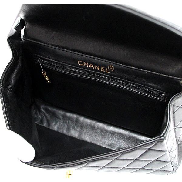 両面23 Wフェイス チェーンショルダーバッグ ラム 黒 G金具 シャネル CHANEL 両面マトラッセ23 Wフェイス チェーンショルダー