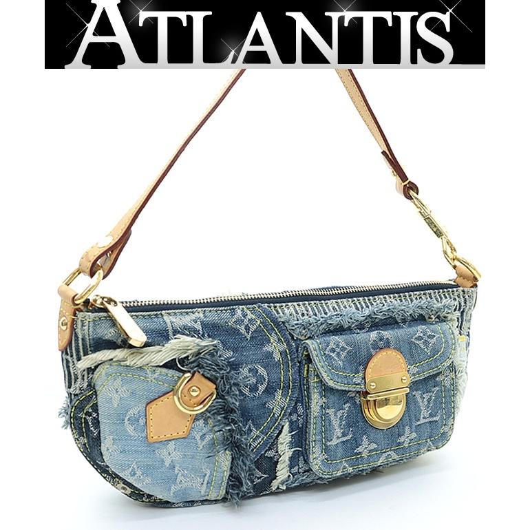 【在庫処分大セール】ルイヴィトン Louis Vuitton パウチィ ワンショルダーバッグ ハンドバッグ モノグラムデニム M95382 ...