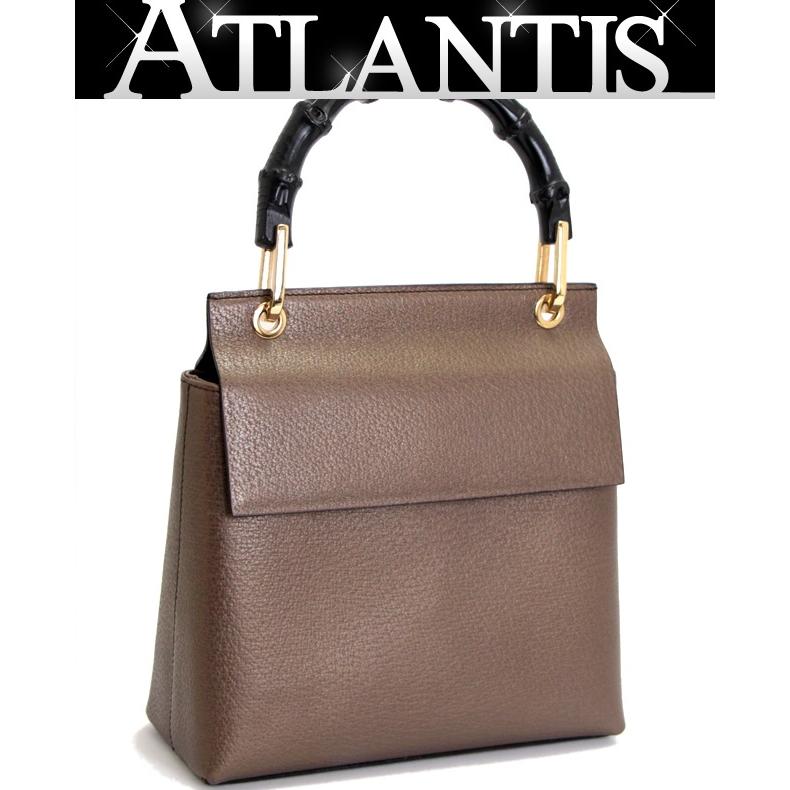 グッチ GUCCI バンブー ミニハンドバッグ ブロンズ 1118.1888 グッチ GUCCI バンブー ミニハンドバッグ ブロンズ 1118.1888