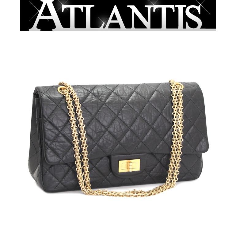 シャネル CHANEL 2.55 マトラッセ30 ダブルフラップ チェーン