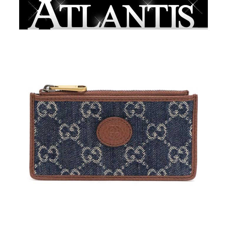 グッチ GUCCI GG柄デニム コインケース フラグメントケース