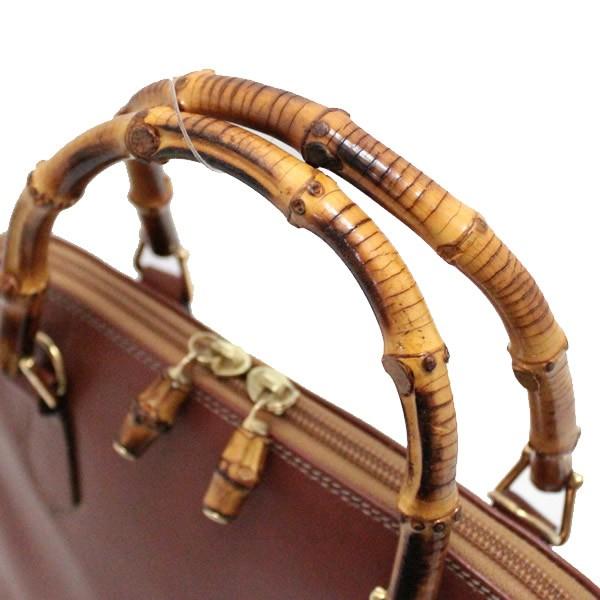 グッチ GUCCI ヴィンテージ バンブー 2WAY ショルダーバッグ