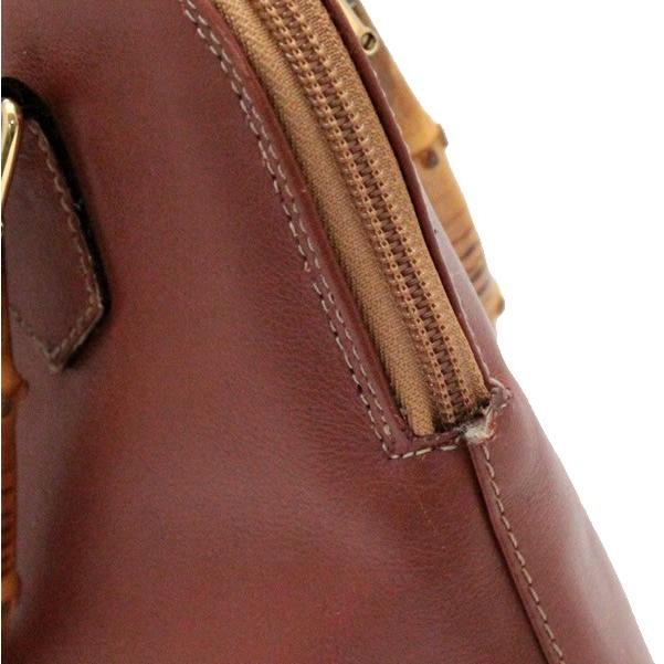 グッチ GUCCI ヴィンテージ バンブー 2WAY ショルダーバッグ