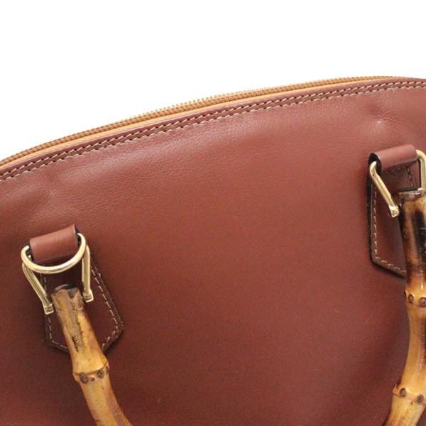 グッチ GUCCI ヴィンテージ バンブー 2WAY ショルダーバッグ
