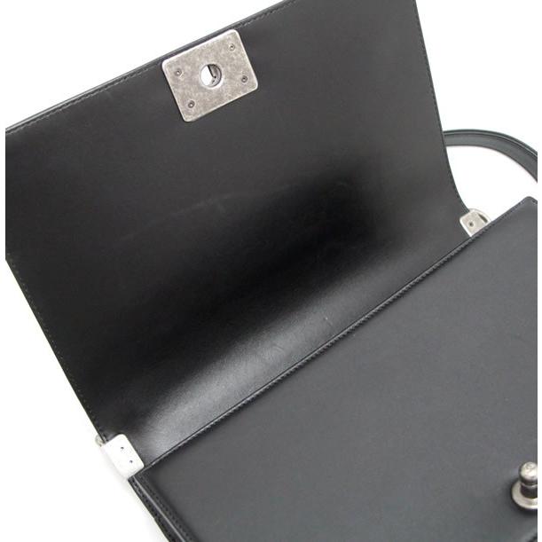 シャネル CHANEL ボーイシャネル28 チェーンショルダーバッグ ラム 黒