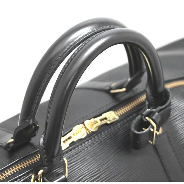 ルイヴィトン Louis Vuitton キーポル55 ボストンバッグ エピ 黒