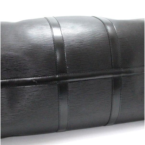 ルイヴィトン Louis Vuitton キーポル55 ボストンバッグ エピ 黒