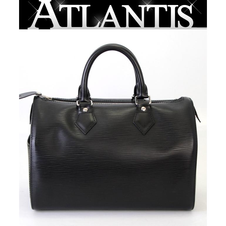 ルイヴィトン Louis Vuitton スピーディ25 ハンドバッグ エピ 黒 S金具