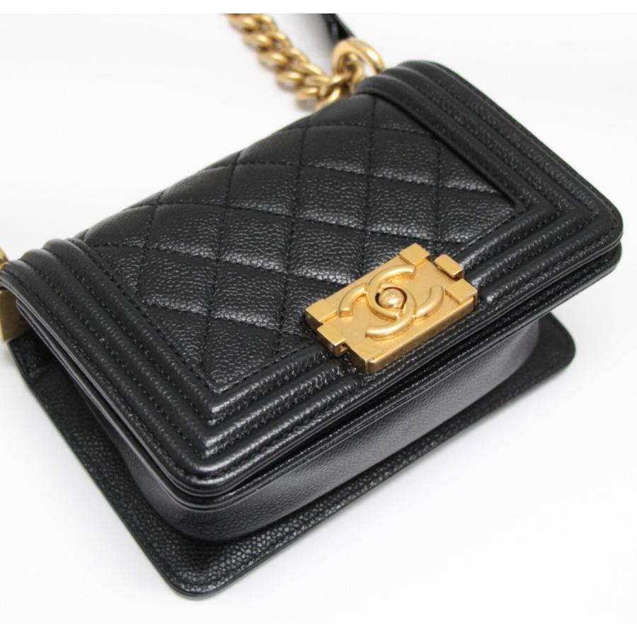 美品 シャネル CHANEL ボーイシャネル15 ミニマトラッセ チェーン