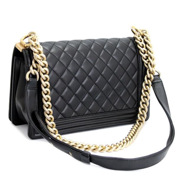 シャネル CHANEL ボーイシャネル25 マトラッセ チェーンショルダー