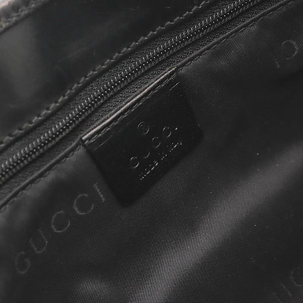 グッチ GUCCI ジャッキー ハンドバッグ スモール GG柄 キャンバス 黒
