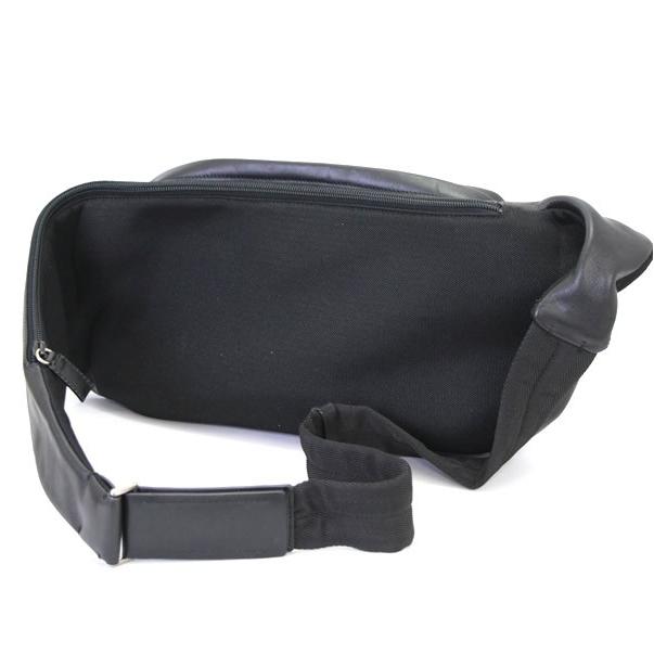 プラダ PRADA ボディバッグ ショルダーバッグ ラムレザー 黒 【70378