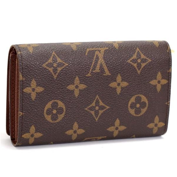 美品 ルイヴィトン Louis Vuitton ポルトフォイユ・トレゾール 二