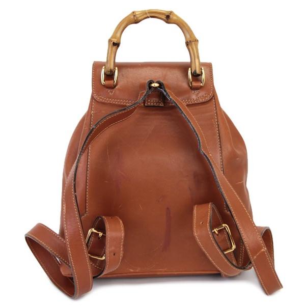 GUCCI グッチ バンブー レザー ミニリュック ブラウン グッチ GUCCI バンブー リュック バックパック ミニ レザー