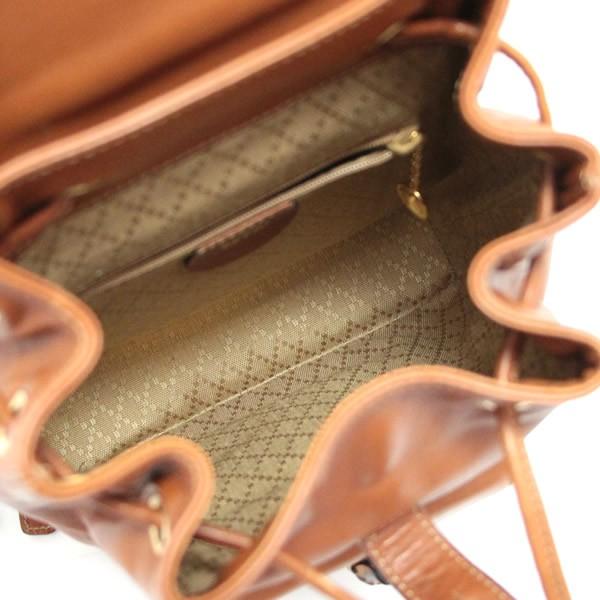 GUCCI グッチ バンブー レザー ミニリュック ブラウン グッチ GUCCI バンブー リュック バックパック ミニ レザー