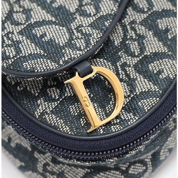 美品 クリスチャンディオール Christian Dior トロッター サドルポーチ