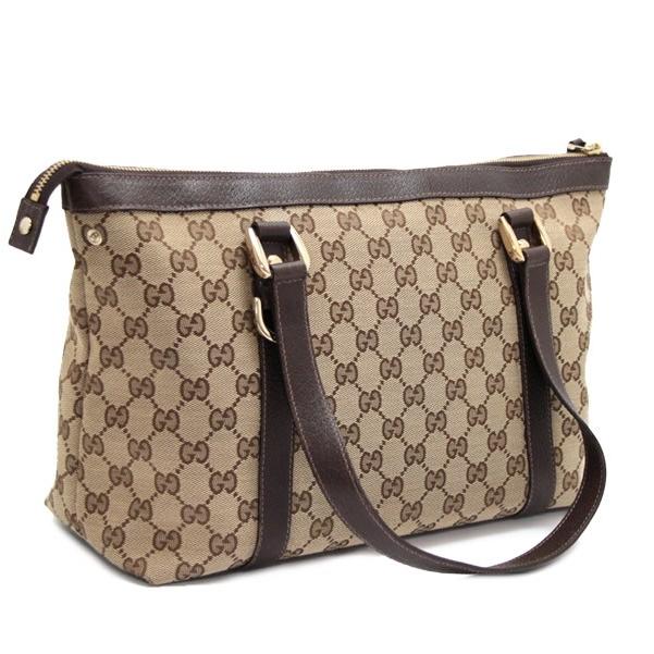 Gucci GG柄 アビー　トートバッグ　GGキャンパス ブラウン グッチ GUCCI アビー トートバッグ GGキャンバス ブラウン 141470
