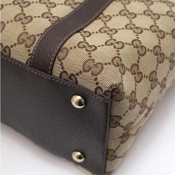 グッチ GUCCI アビー トートバッグ GGキャンバス ブラウン 141470