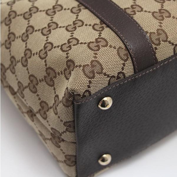 グッチ GUCCI アビー トートバッグ GGキャンバス ブラウン 141470