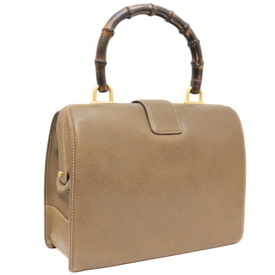 グッチ GUCCI ヴィンテージ バンブー ターンロック ドクターズバッグ 