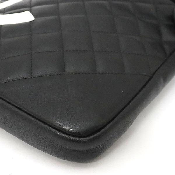 シャネル CHANEL カンボンライン ショルダーバッグ ミディアム ブラック ラムスキン SV金具 9番台 【71513】 楽天市場】シャネル CHANEL カンボンライン ショルダーバッグ