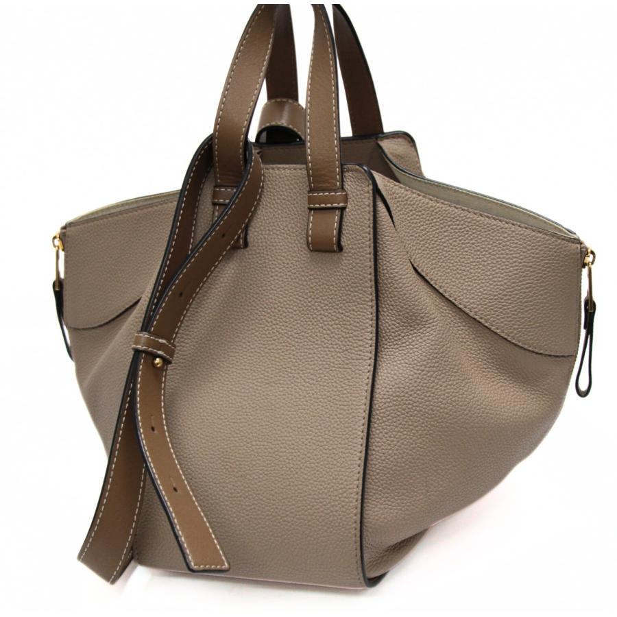 ロエベ LOEWE ハンモック スモール 2WAYバッグ レザー ベージュ