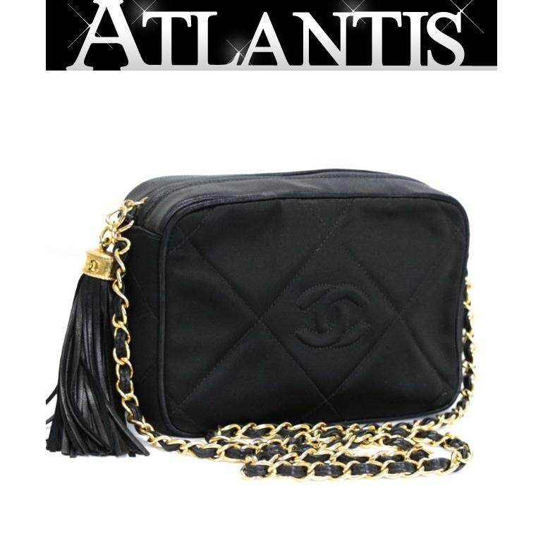 シャネル CHANEL マトラッセ ココマーク フリンジ チェーンショルダー 