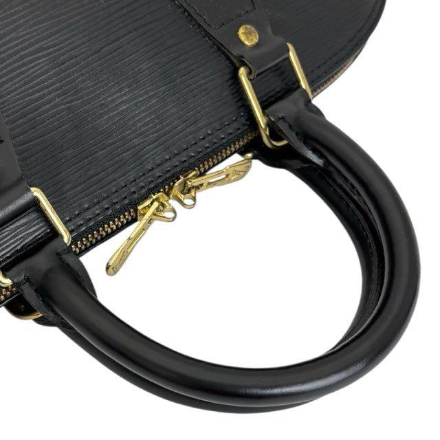 【美品】ルイヴィトン　エピ　アルマPM　ハンドバッグ　M52142　レザー　黒 LOUIS VUITTON（ルイ・ヴィトン） （美品）ルイ ヴィトン アルマPM