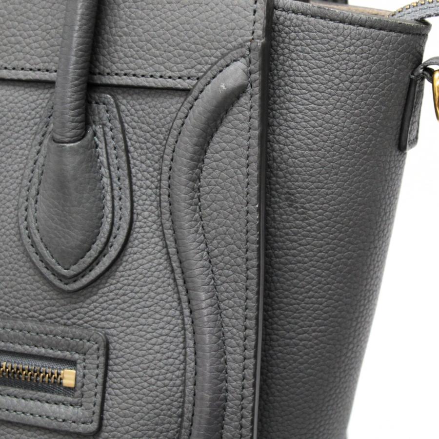 セリーヌ CELINE ラゲージ ナノショッパー 2WAY ハンドバッグ