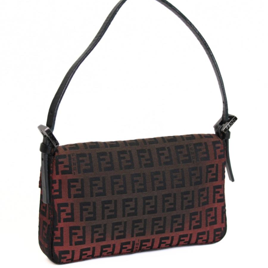 フェンディ FENDI ズッキーノ スモールマンマバケット ハンドバッグ 