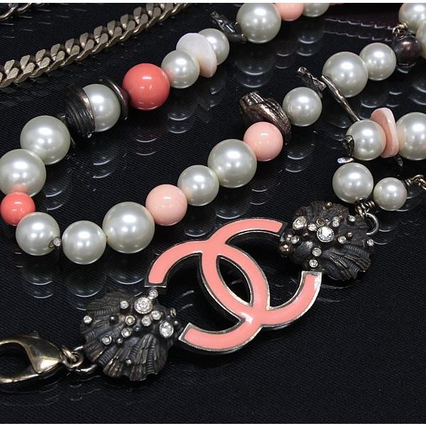 レア！ シャネル CHANEL ヴィンテージ パールチェーンベルト ココ