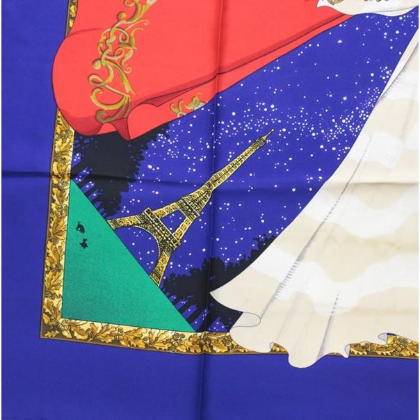 エルメス HERMES カレ90 Souvenirs de Paris パリの思い出 大判