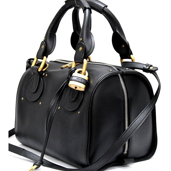 美品 クロエ Chloe パディントン オーロラ 2WAYバッグ レザー 黒 【72158】 |  | 02