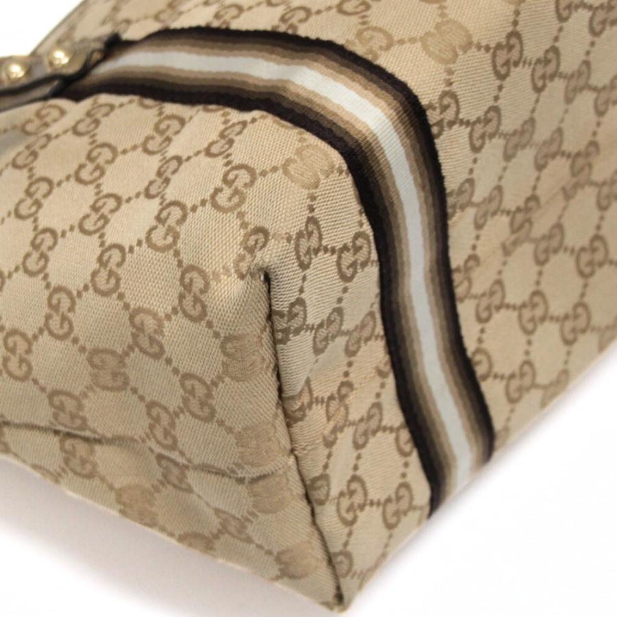 グッチ GUCCI GG柄 トートバッグ チャーム付き キャンバス×レザー 
