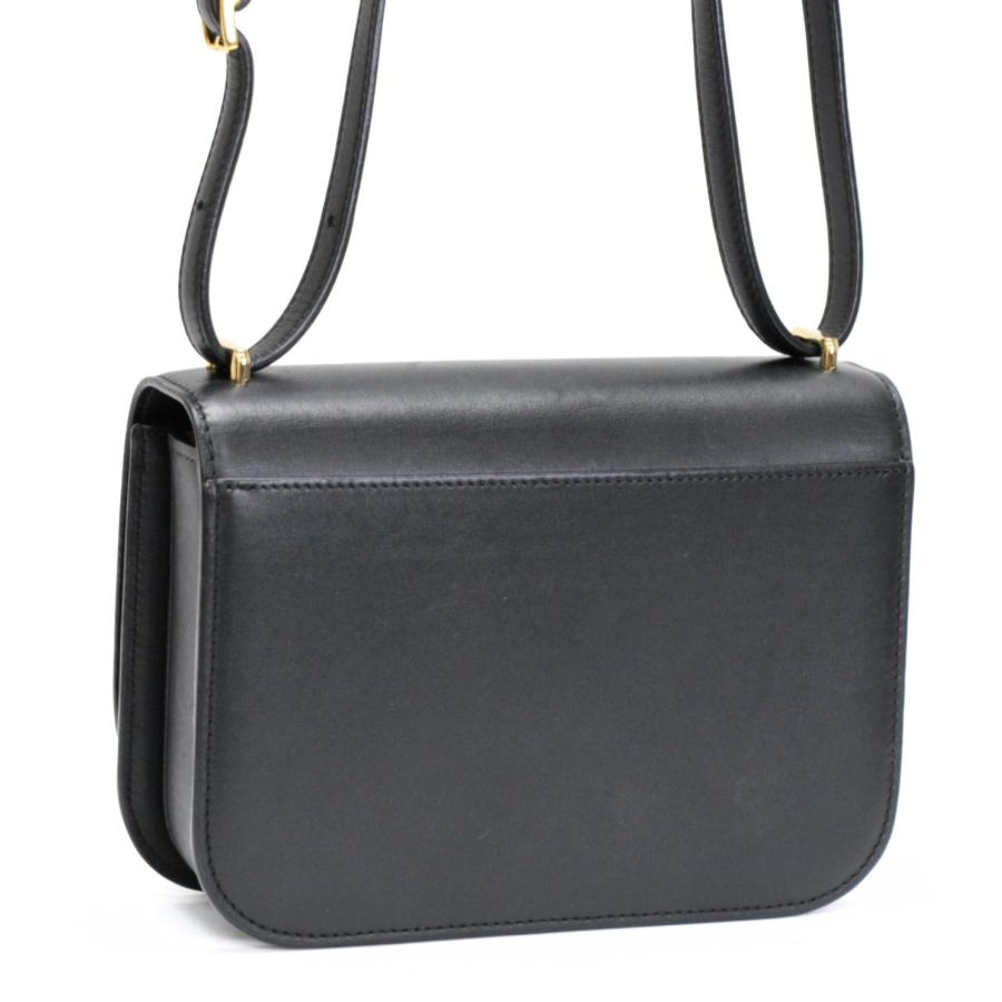 ロエベ LOEWE ゴヤ ショルダーバッグ スモール レザー 黒 【72264