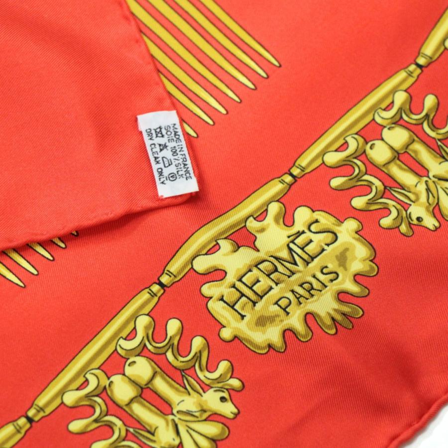エルメス HERMES カレ90 LES CAVALIERS D'OR 黄金の騎士 シルク100