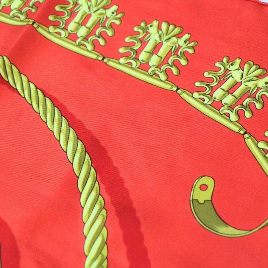 エルメス HERMES カレ90 LES CAVALIERS D'OR 黄金の騎士 シルク100
