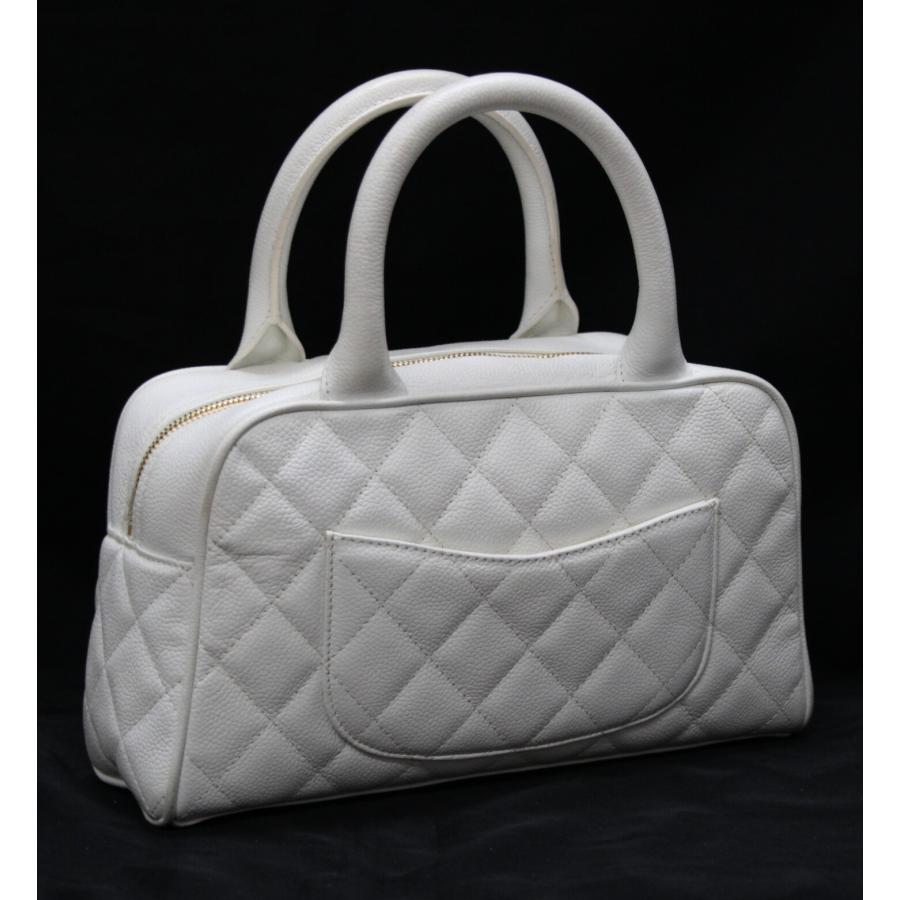 シャネル CHANEL ミニボストンバッグ ボーリングバッグ マトラッセ