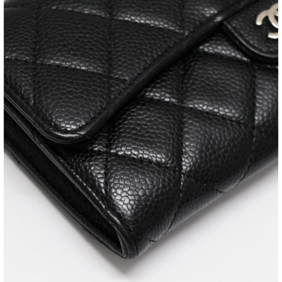 シャネル CHANEL マトラッセ クラシックロングフラップウォレット 長