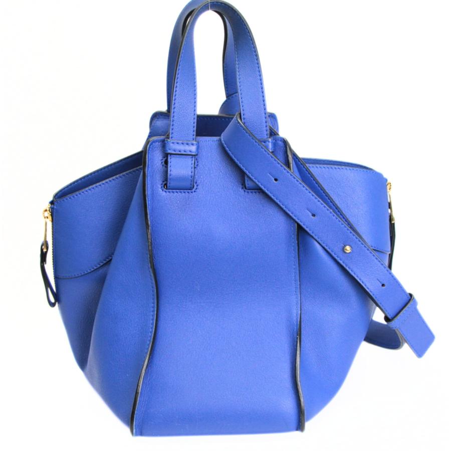 ロエベ LOEWE ハンモック2WAYバッグ スモール ブルー系 【72519