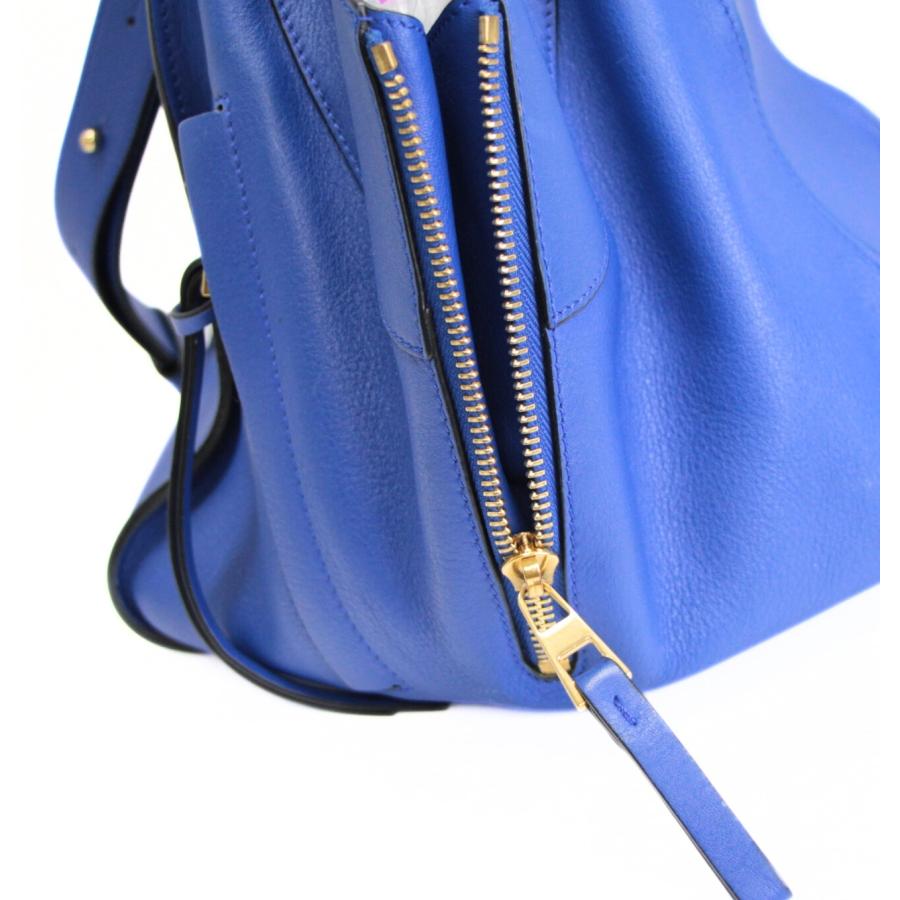 ロエベ LOEWE ハンモック2WAYバッグ スモール ブルー系 【72519