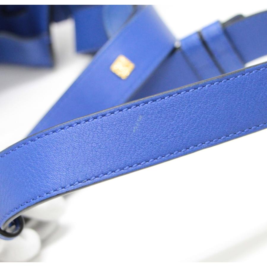 ロエベ LOEWE ハンモック2WAYバッグ スモール ブルー系 【72519