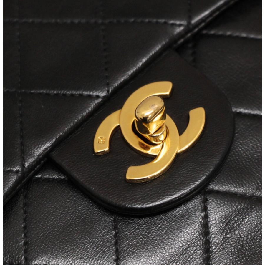【広尾店】シャネル CHANEL ミニマトラッセ17 チェーンショルダーバッグ ラムスキン 黒 27番台 【15787】 広尾店】シャネル CHANEL ミニマトラッセ17 チェーンショルダーバッグ