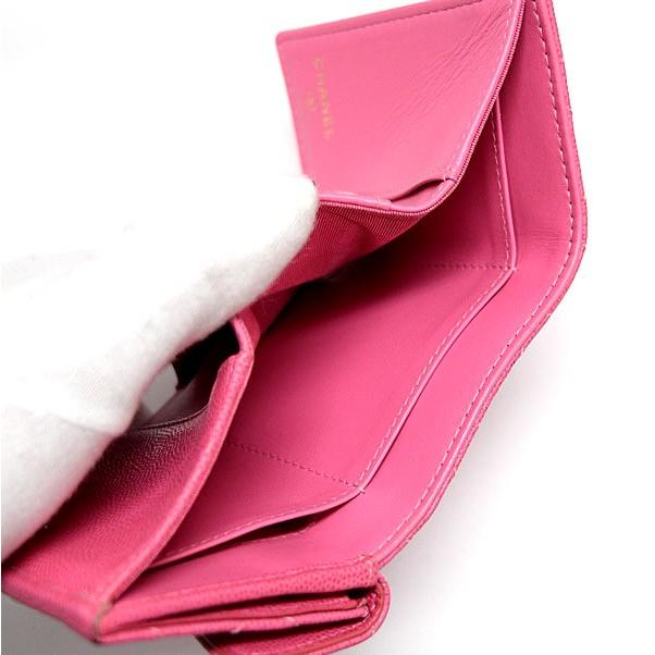 シャネル CHANEL クラシックフラップウォレット マトラッセ 三つ折り