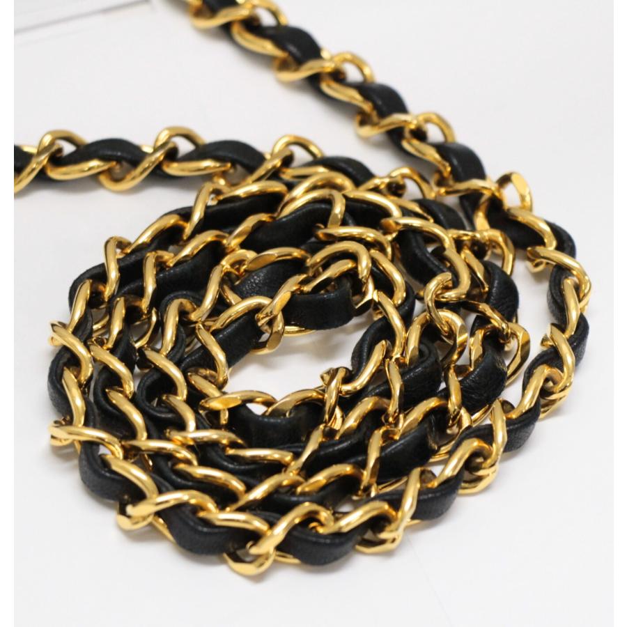 シャネル CHANEL マトラッセ23 フルフラップ チェーンショルダーバッグ ブラック ラム 1番台 【72817】 シャネル CHANEL マトラッセ23 フルフラップ チェーンショルダーバッグ