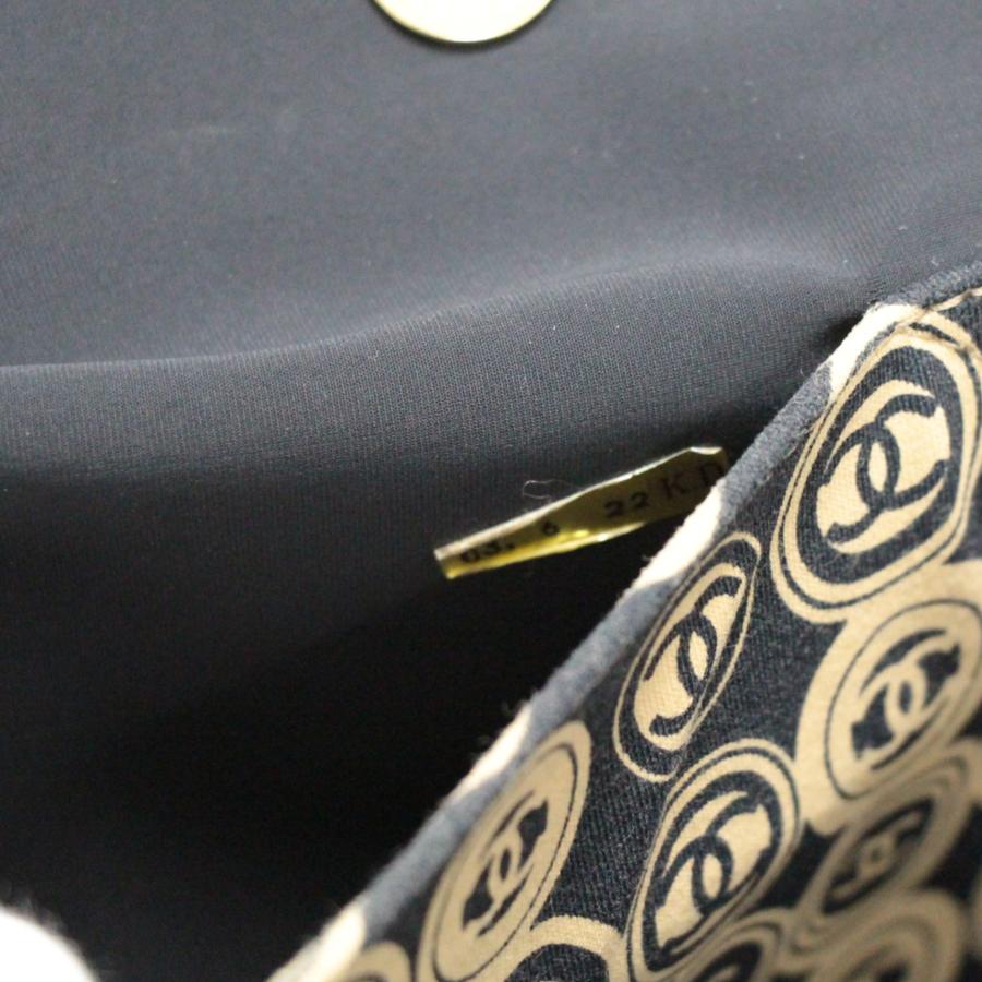 美品 シャネル CHANEL ヴィンテージ 総柄ココマーク 横長ハンドバッグ