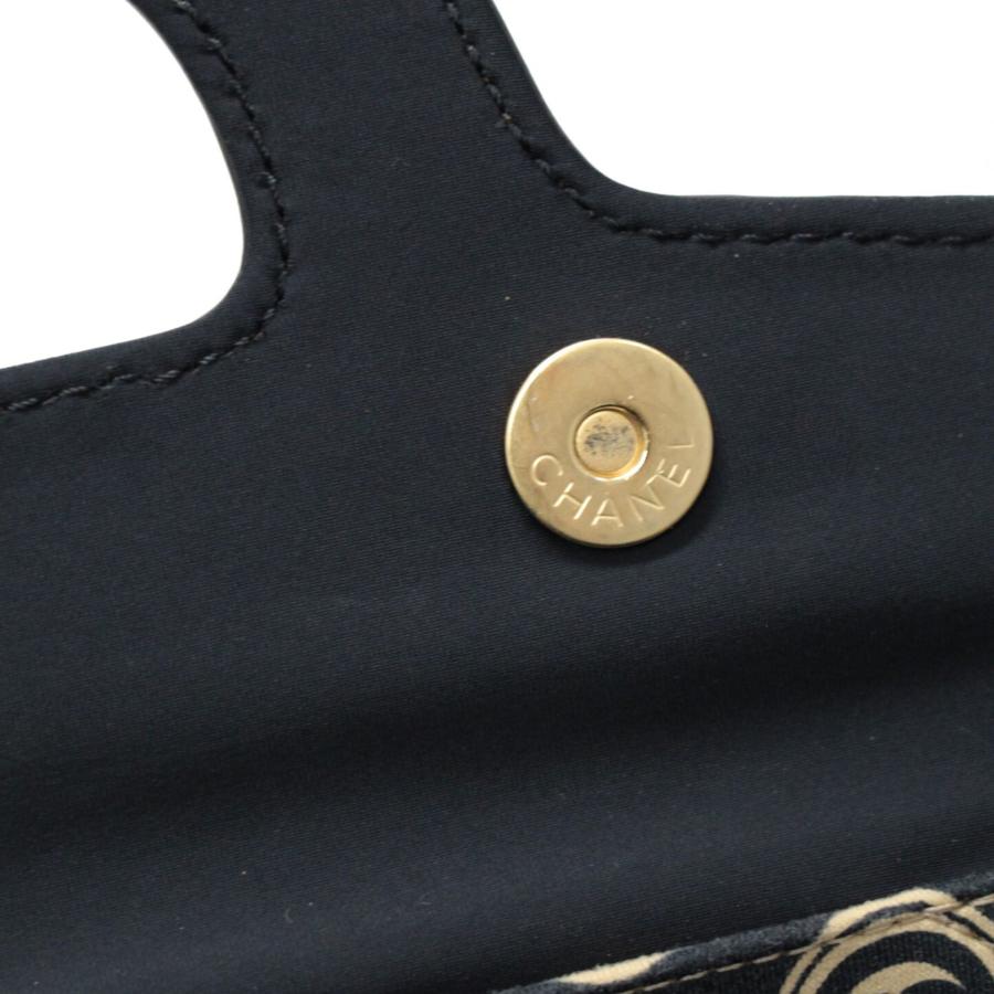 美品 シャネル CHANEL ヴィンテージ 総柄ココマーク 横長ハンドバッグ